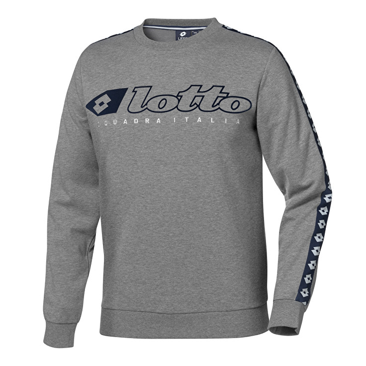 Lotto Athletica Due Sudadera Hombre - Gris - Colombia GNBQWJR-49